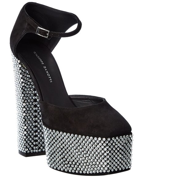 Giuseppe Zanotti Shoes - Giuseppe Zanotti Bebe 150 Suede Pump